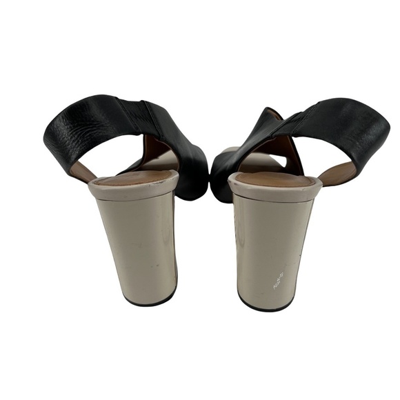 Calvin Klein Black Luxor Linnette Lucite Sling Back Heels Size 6.5 Women’s - Picture 8 of 9